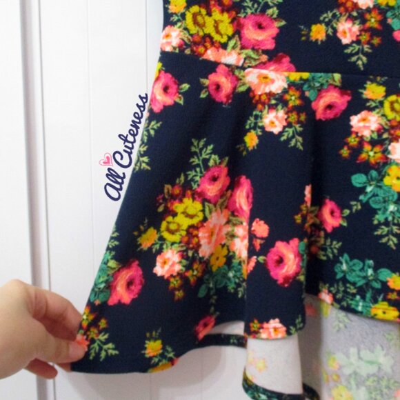 Say Any Thing Floral Peplum Top Size M - Picture 5 of 7